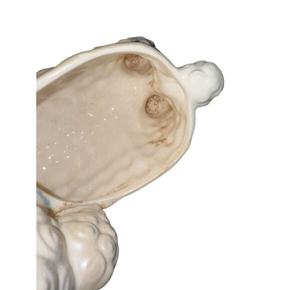 Vintage Rubens Lamb Planter Anthropomorphic Ceramic Pastel Nursery Decor Japan - Picture 6 of 12